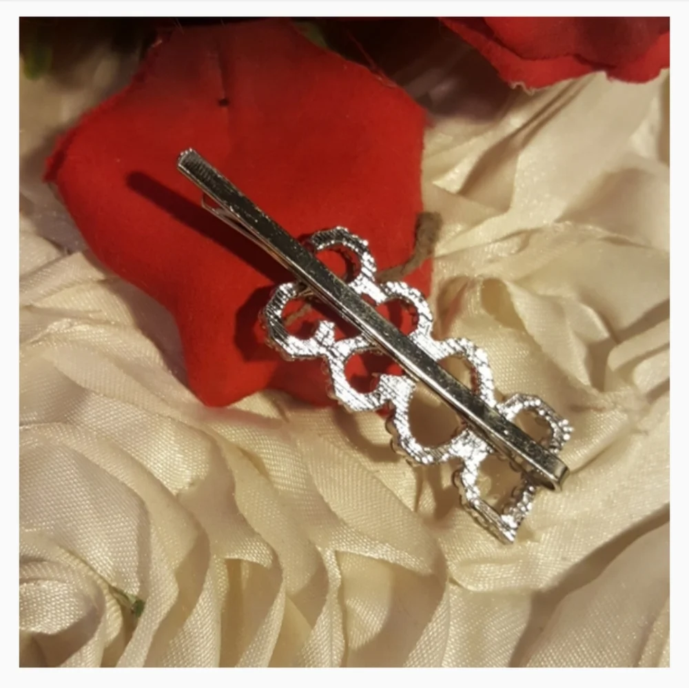 Rhinestone GIRL & BOSS Hair Clips Statement Barrettes